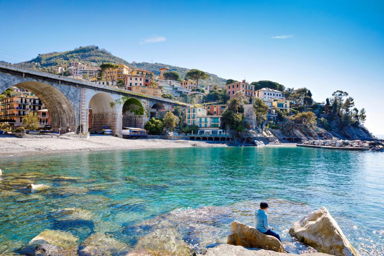 Una Conchiglia Sul Mare Attico Vista Portofino Zoagli Exterior foto