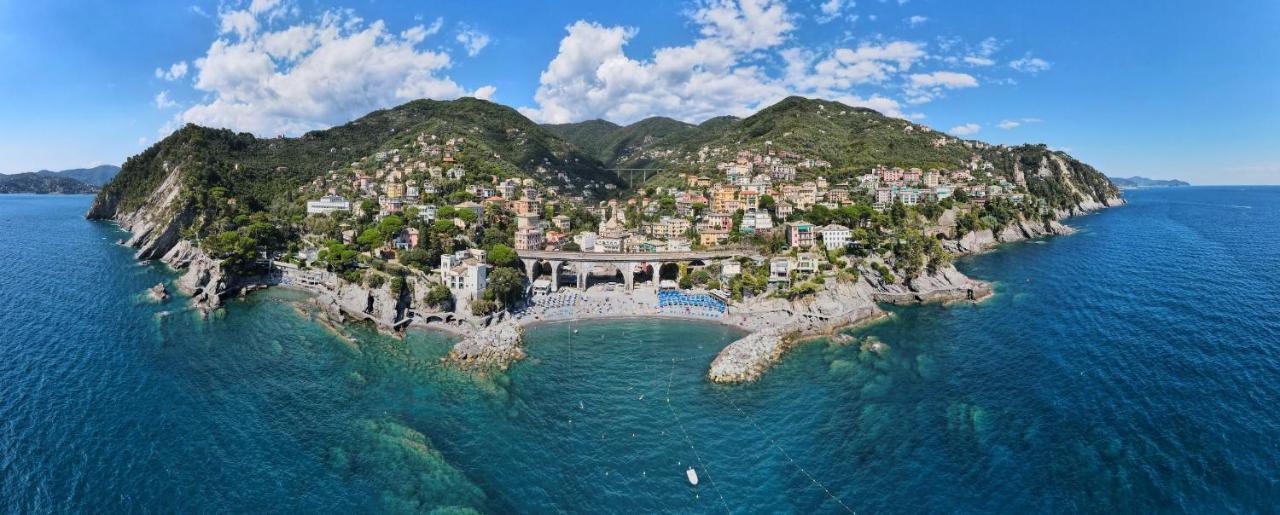 Ferienwohnung Una Conchiglia Sul Mare Attico Vista Portofino Zoagli Exterior foto